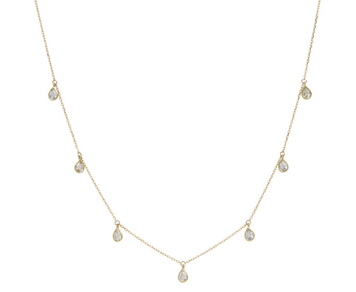 Pascale Monvoisin Palerme White Sapphire Necklace