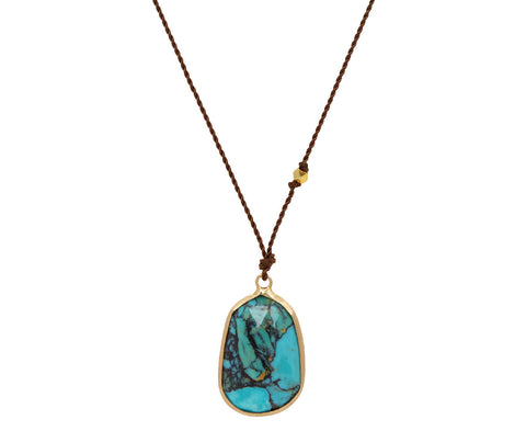 Margaret Solow Turquoise Pendant Necklace