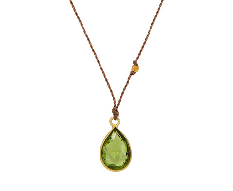 Margaret Solow Peridot Pendant Necklace