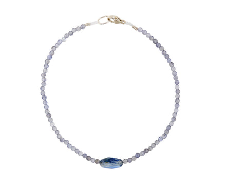 Margaret Solow Iolite and Kyanite Beaded Bracelet