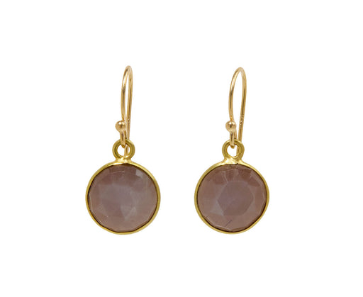 Chocolate Moonstone Earrings