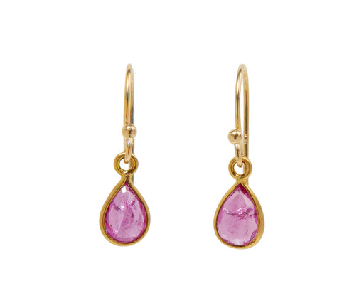 Margaret Solow Ruby Teardrop Earrings