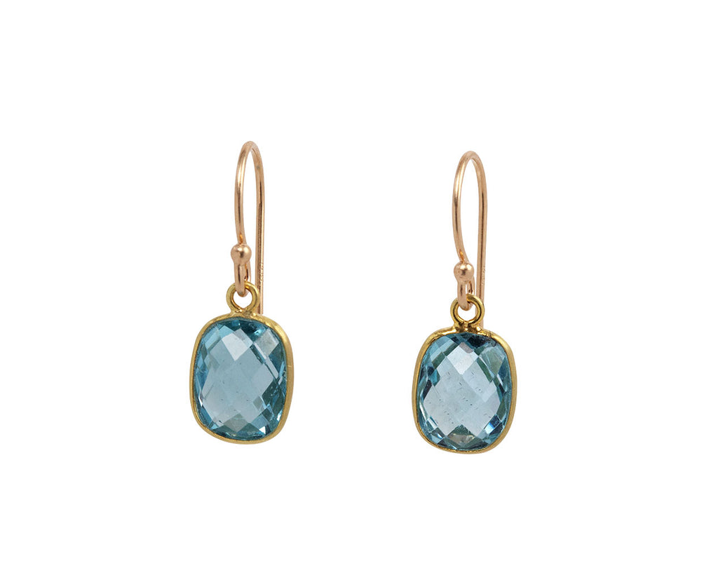 Aquamarine, London Blue Topaz, and Diamond Drop Earring – Jamie Wolf