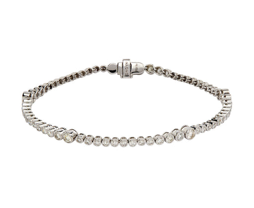 White Gold Rainsun Diamond Tennis Bracelet