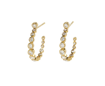 Diamond Lucerne Hoop Earrings