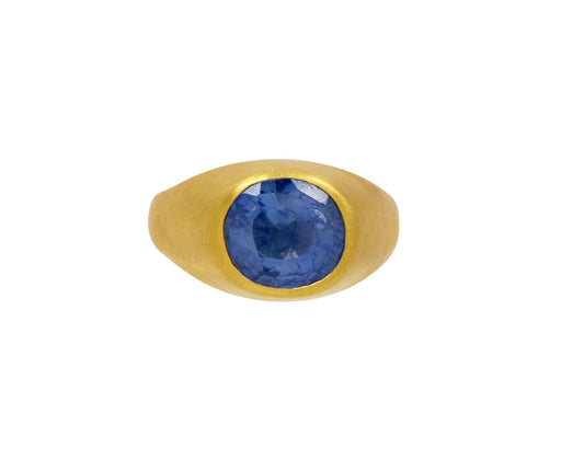 Blue Sapphire Gaea Roz Ring