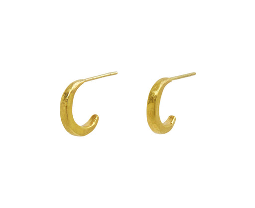 Mini Crescent Hoop Earrings