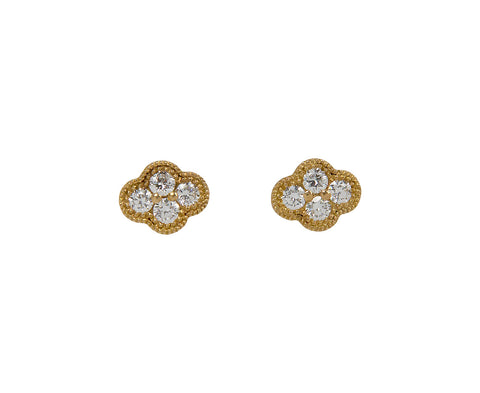 Shinkai Diamond Stud Earrings