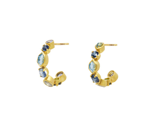 Indigo Small Hoop Earrings