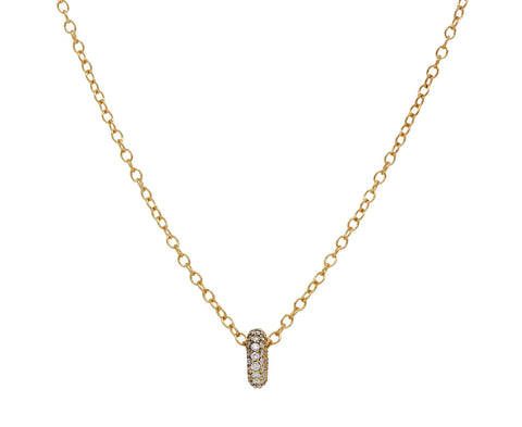 Pavé Diamond Mini Nebula Pendant Necklace