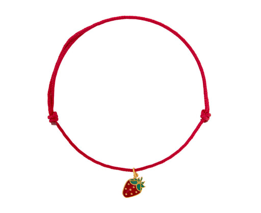 Marie-Hélène de Taillac Strawberry Charm Bracelet