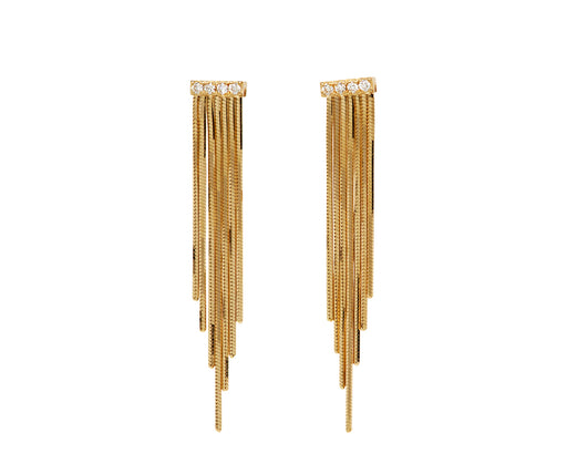 Diamond Fringe Earrings