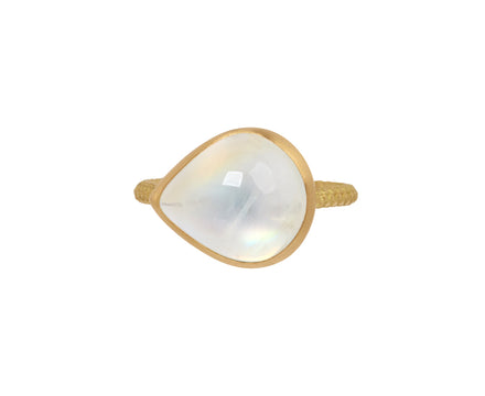 Rainbow Moonstone Ring