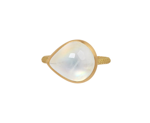 Rainbow Moonstone Ring