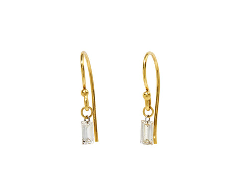 Baguette Diamond Earrings