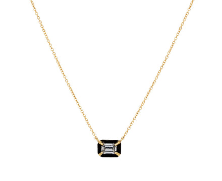 Louis Vuitton Color Blossom Pendant, Yellow and White Gold, White Agate and Diamonds Gold. Size NSA