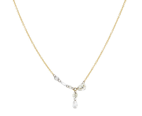 Mixed Shape Diamond Necklace