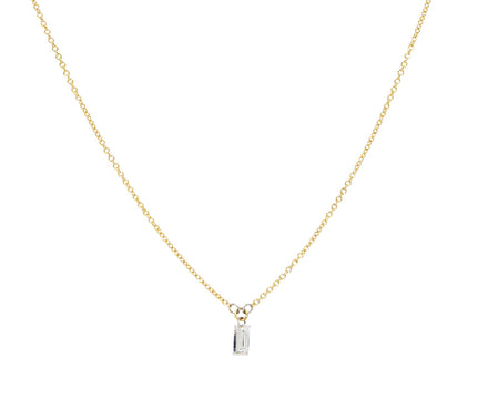 Baguette Diamond Pendant Necklace