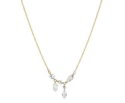 Mixed Shape Diamond Necklace