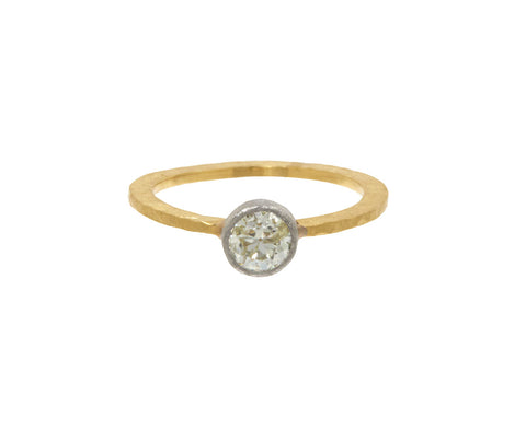 Old European Cut Diamond Solitaire Ring