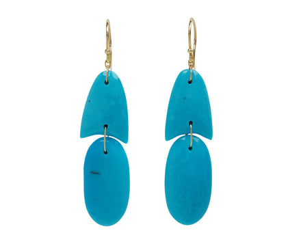 Turquoise Arrowhead Earrings