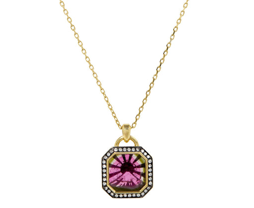 Watermelon Tourmaline Chikara Fuji Necklace