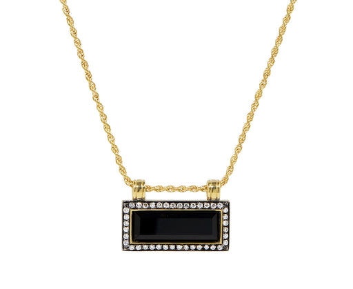 Noir Tablet Pendant Necklace