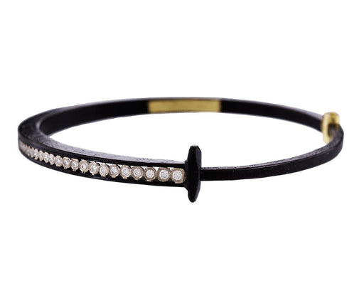 Tapered Diamond Stripe Nail Bracelet - TWISTonline 