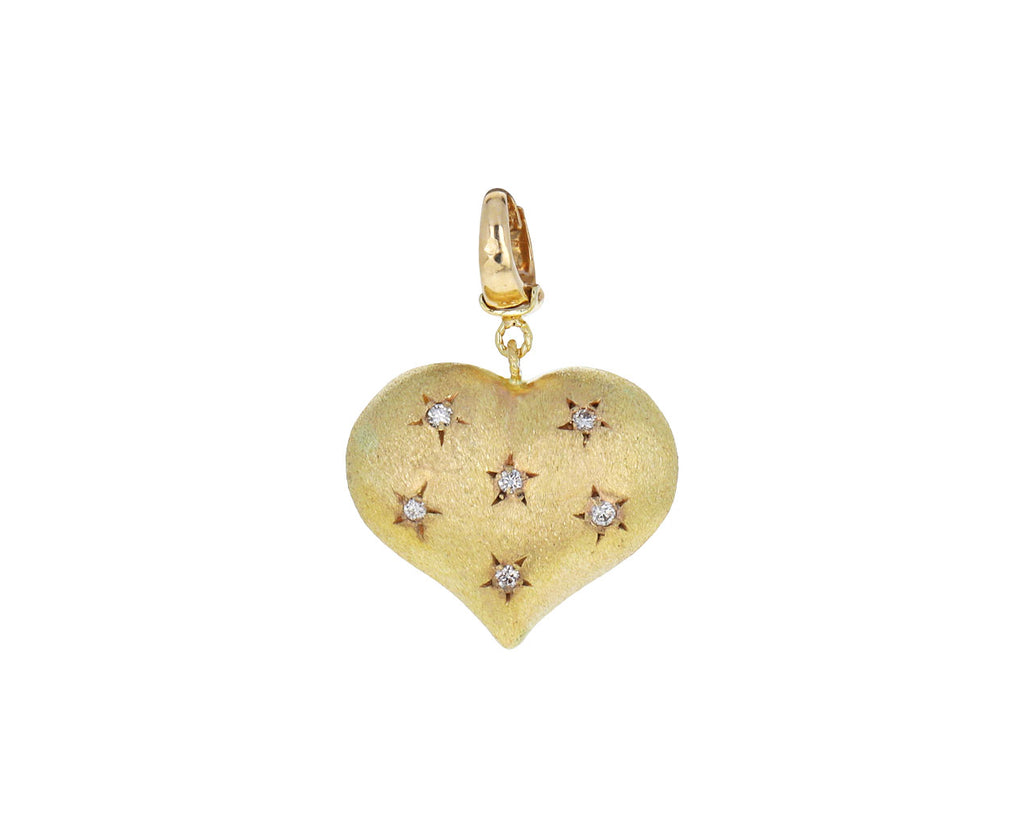 Lola Gold Diamond Heart Charm 14K