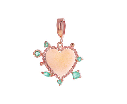 Have A Heart x Muse Elena Votsi Key to My Heart Pink Sapphire Charm Only