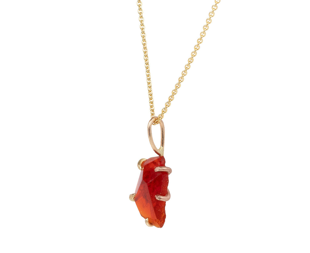 fire opal necklace